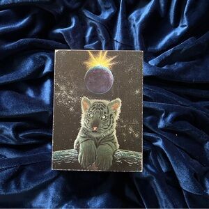 VNT The Crown Jewel Schim Schimmel Box, Tarot Moon Garden Deck &
& Pewter Holder